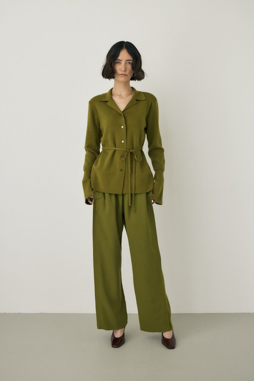 MOUSSY「リラックスワイドパンツ　リサイクルポリエステル使用」|その他|