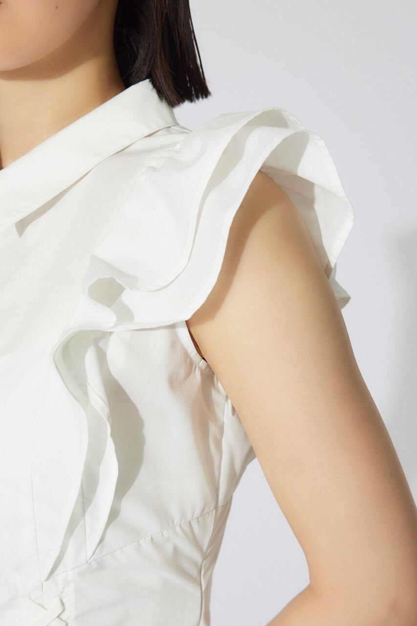 rienda「レースアップフリルワンピース」|ワンピース|