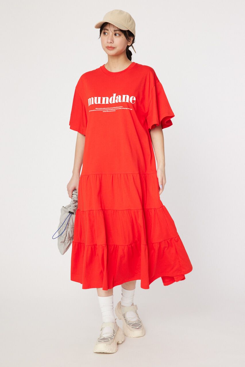 RODEO CROWNS「メッセージティアードロングワンピース」|ワンピース|