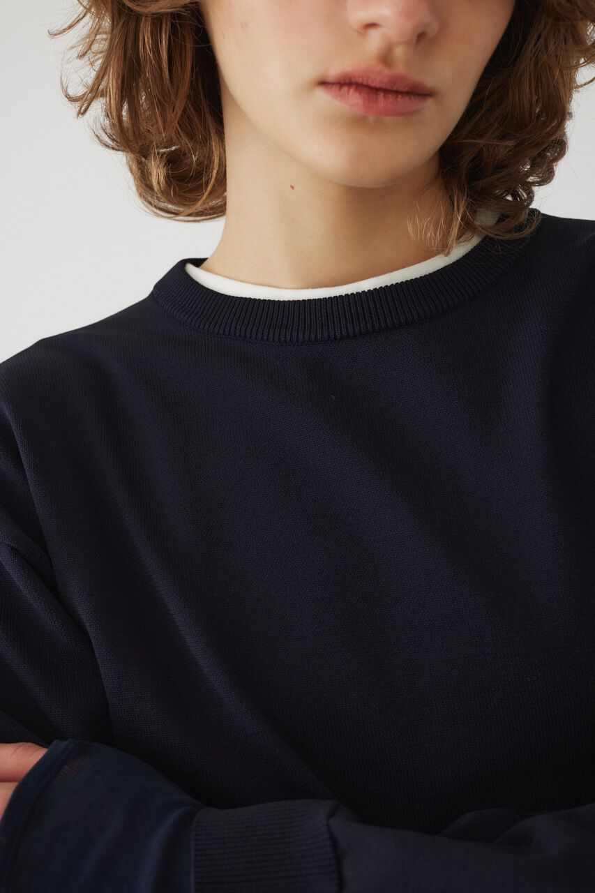 RIM.ARK 「Basic R-neck knit PO(SMALL)」|ニット・セーター|