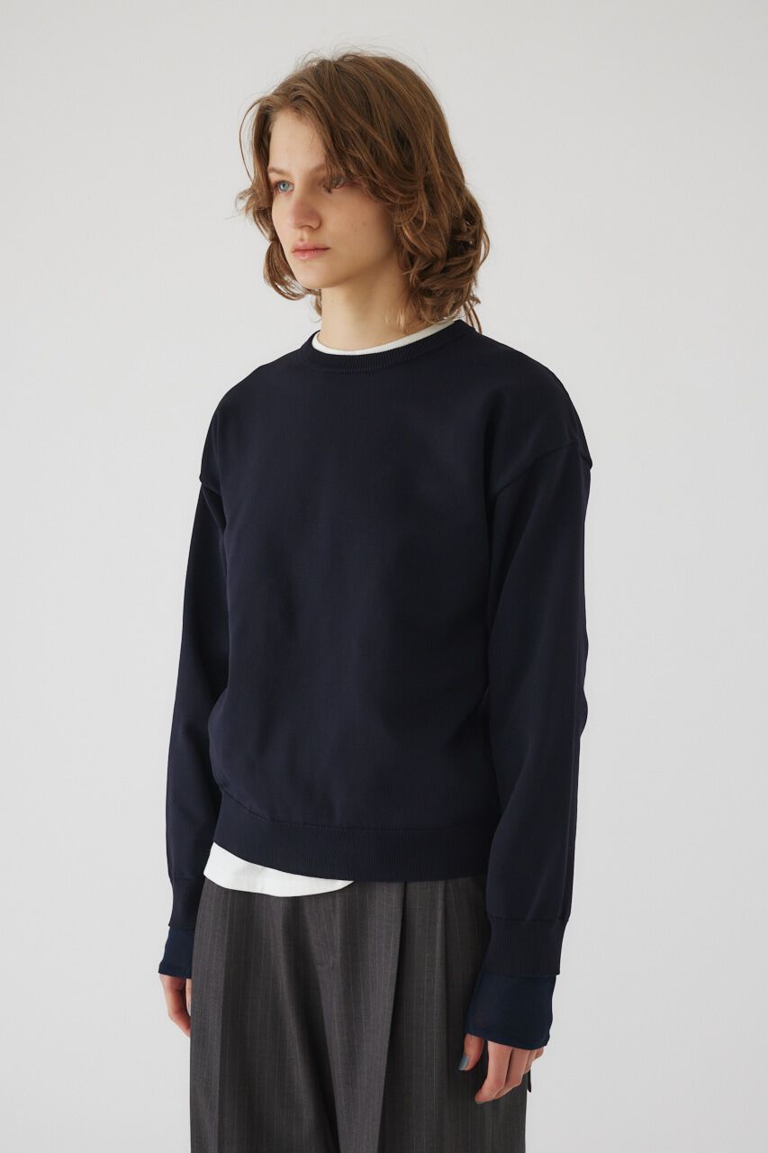 RIM.ARK 「Basic R-neck knit PO(SMALL)」|ニット・セーター|