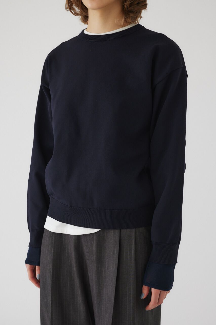 RIM.ARK 「Basic R-neck knit PO(SMALL)」|ニット・セーター|
