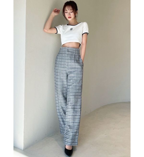 RESEXXY「ツイードワイドパンツ【セットアップ着用可能】」|その他|