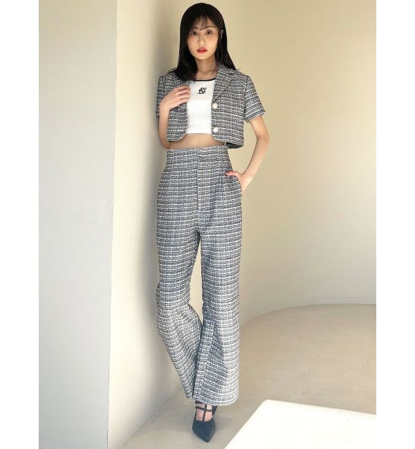 RESEXXY「ツイードワイドパンツ【セットアップ着用可能】」|その他|