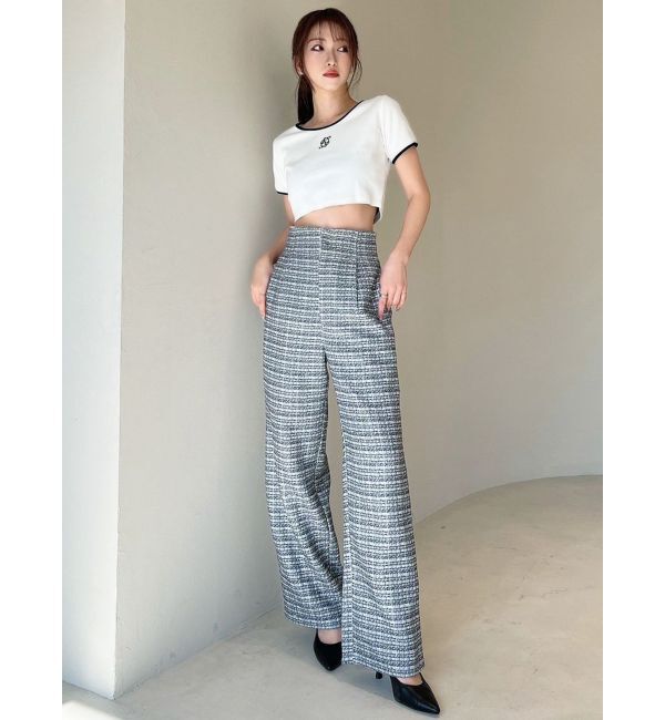 RESEXXY「ツイードワイドパンツ【セットアップ着用可能】」|その他|
