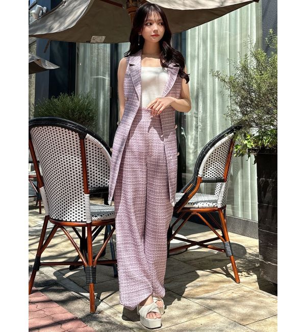 RESEXXY「ツイードワイドパンツ【セットアップ着用可能】」|その他|