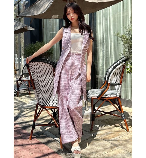 RESEXXY「ツイードワイドパンツ【セットアップ着用可能】」|その他|