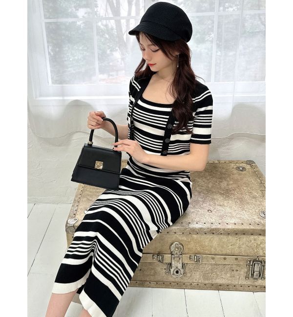 RESEXXY「5分袖ショートカーディガン【セットアップ着用可能】」|カーディガン|