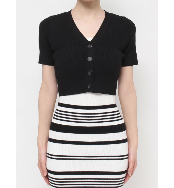 RESEXXY「5分袖ショートカーディガン【セットアップ着用可能】」|カーディガン|