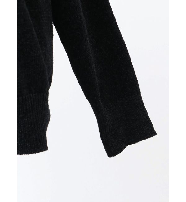 EMODA「【VEQUM】VELOUR TEXTURE KNIT POLO」|ニット・セーター|