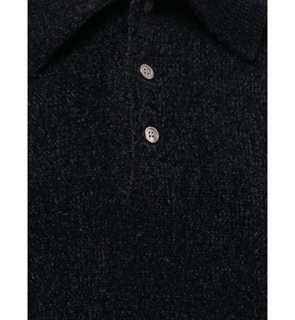 EMODA「【VEQUM】VELOUR TEXTURE KNIT POLO」|ニット・セーター|