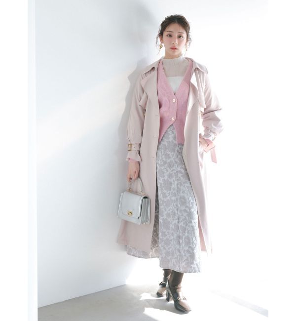 MERCURYDUO「片畔ボリュームスリーブカーディガン」|カーディガン|