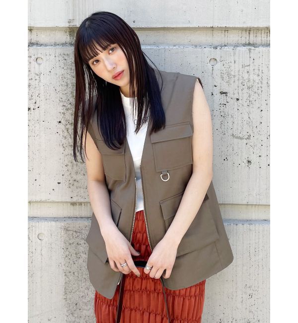 MURUA「カーゴポケットジレ」|ベスト・ジレ|