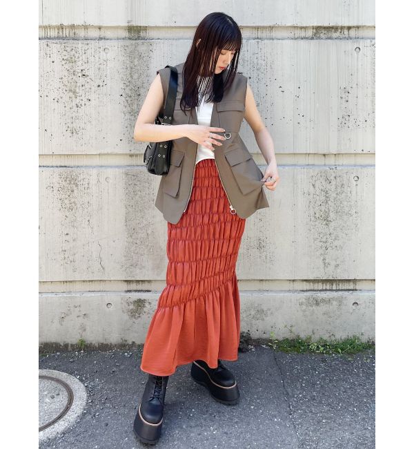 MURUA「カーゴポケットジレ」|ベスト・ジレ|