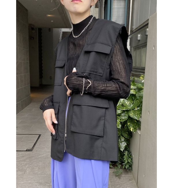 MURUA「カーゴポケットジレ」|ベスト・ジレ|