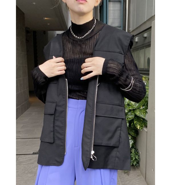 MURUA「カーゴポケットジレ」|ベスト・ジレ|