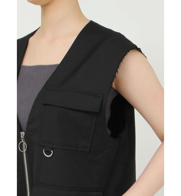 MURUA「カーゴポケットジレ」|ベスト・ジレ|