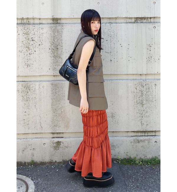 MURUA「カーゴポケットジレ」|ベスト・ジレ|