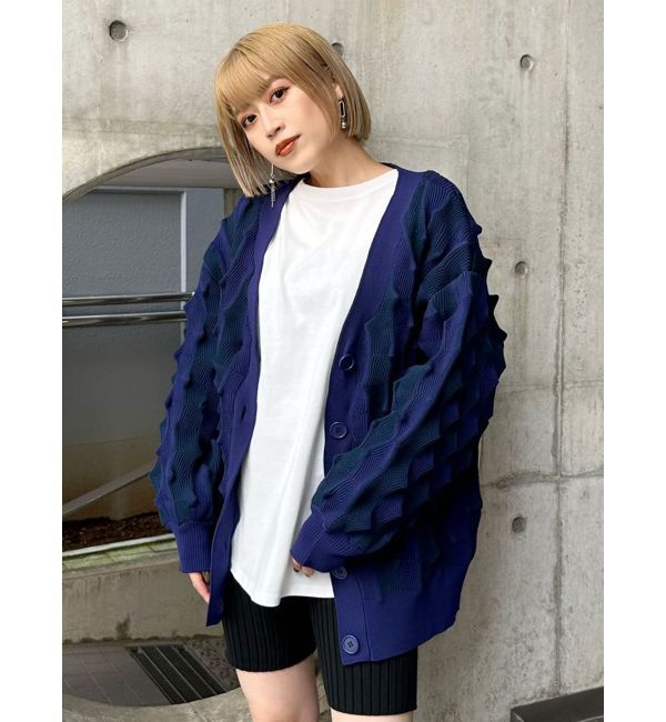 MURUA「バンピーオーバーカーディガン」|カーディガン|