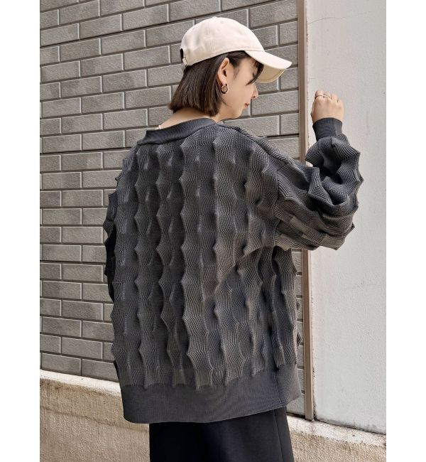 MURUA「バンピーオーバーカーディガン」|カーディガン|