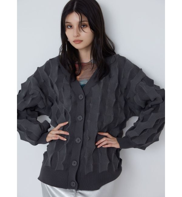 MURUA「バンピーオーバーカーディガン」|カーディガン|