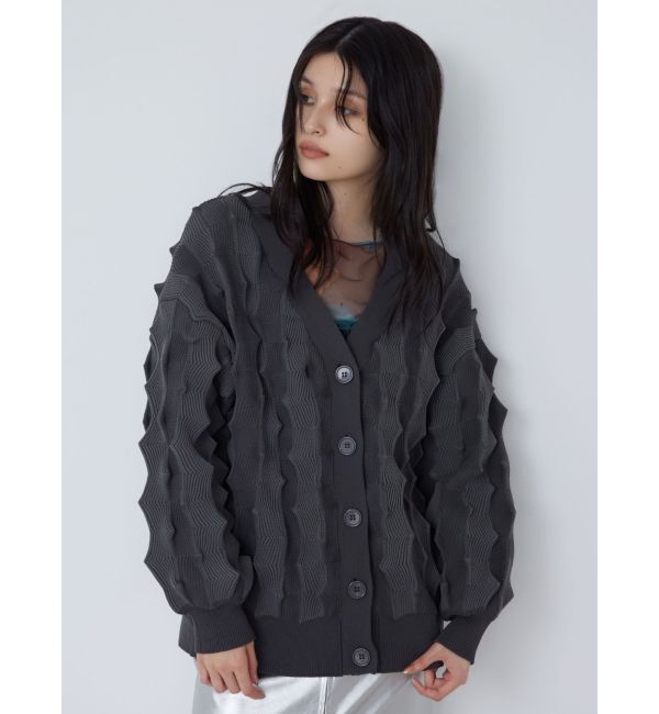 MURUA「バンピーオーバーカーディガン」|カーディガン|
