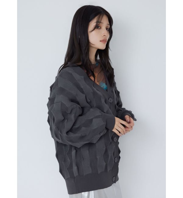 MURUA「バンピーオーバーカーディガン」|カーディガン|