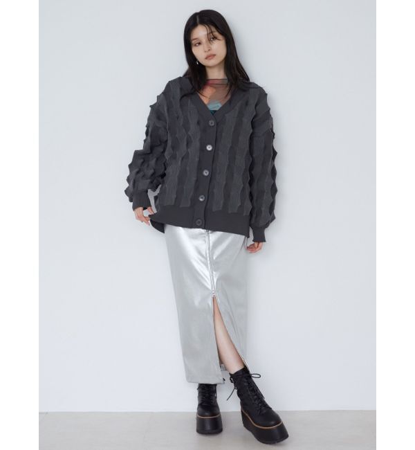 MURUA「バンピーオーバーカーディガン」|カーディガン|