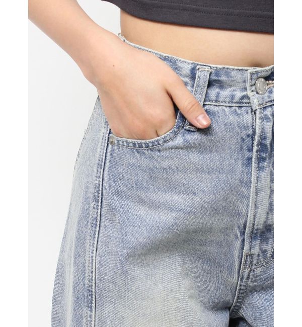 EVRIS「バレルワイドデニムパンツ」|デニム|