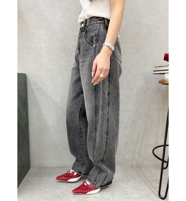 EVRIS「バレルワイドデニムパンツ」|デニム|