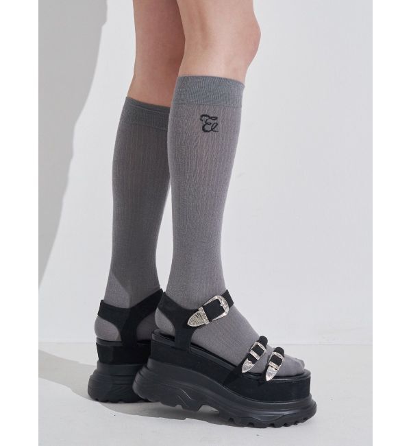 EVRIS「オリジナルEロゴハイソックス」|ソックス|