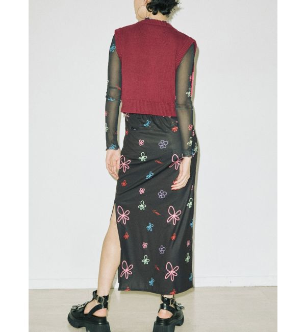 jouetie「ミリタリーニットベスト」|カーディガン|