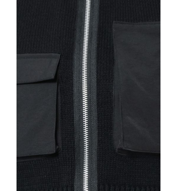 jouetie「ミリタリーニットベスト」|カーディガン|