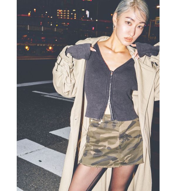 GYDA「グラインダーリラックストレンチコート」|トレンチコート|