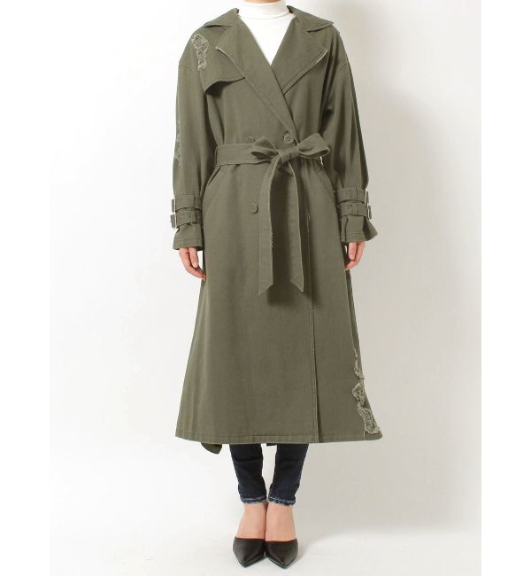 GYDA「グラインダーリラックストレンチコート」|トレンチコート|