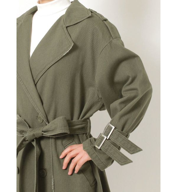 GYDA「グラインダーリラックストレンチコート」|トレンチコート|