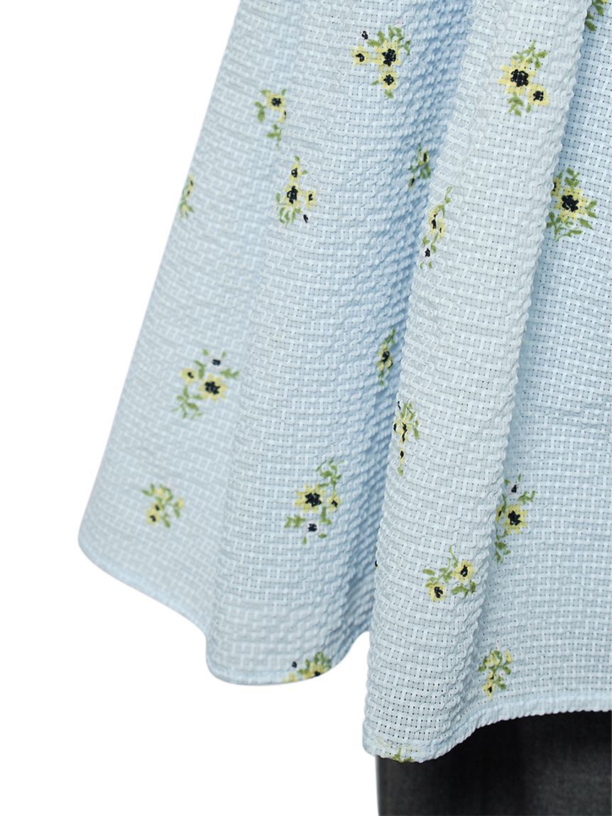 Mila Owen「バックリボンバルーンスリーブチュニック」|シャツ・ブラウス|