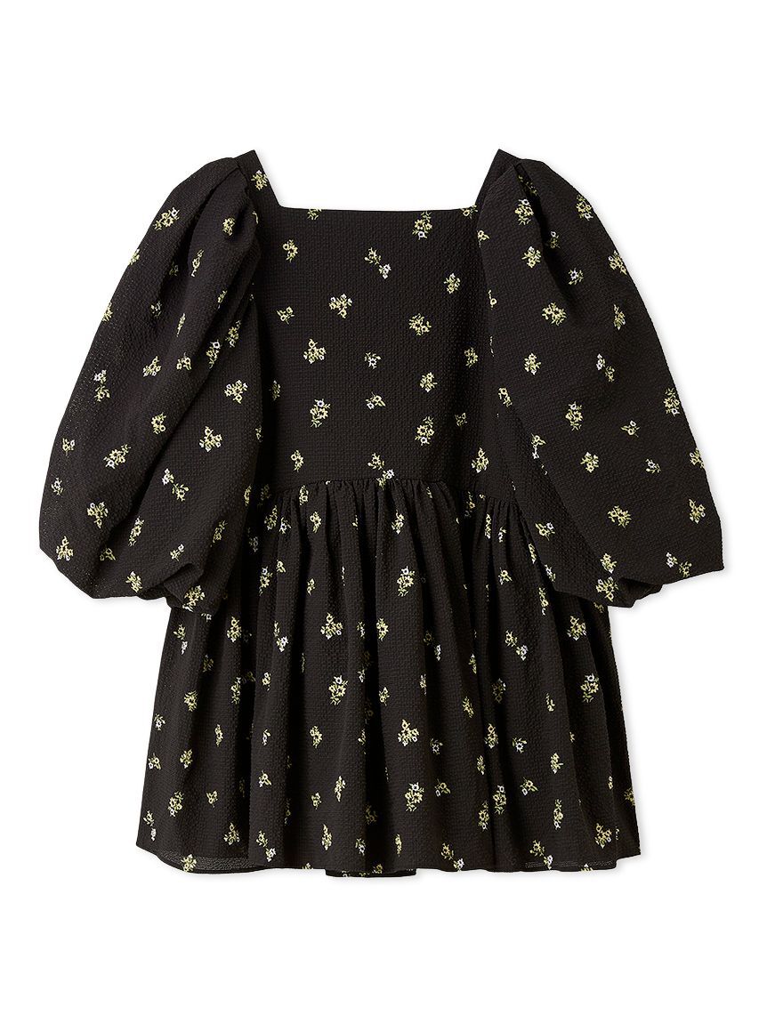 Mila Owen「バックリボンバルーンスリーブチュニック」|シャツ・ブラウス|