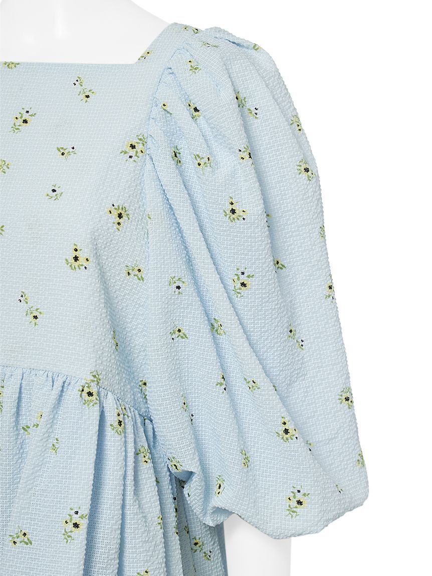 Mila Owen「バックリボンバルーンスリーブチュニック」|シャツ・ブラウス|