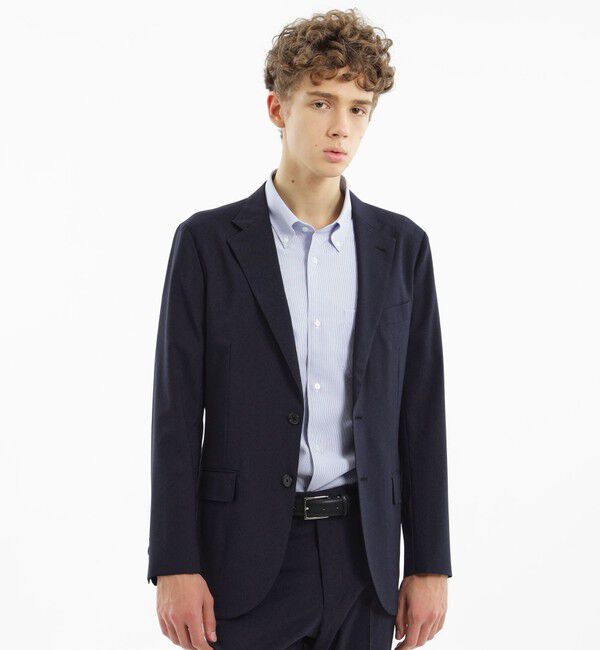 MACKINTOSH PHILOSOPHY「トロッター ジャケット#055 ポリエステルトロピカル」|テーラードジャケット|ネイビー