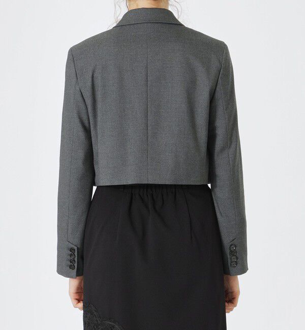  「クロップドジャケット」|テーラードジャケット|