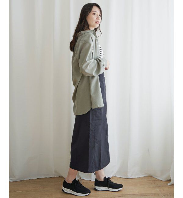 ikka「フレンチリネンMIX長袖シャツ」|シャツ・ブラウス|