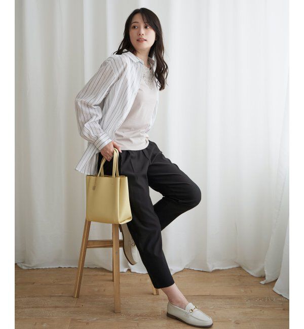 ikka「フレンチリネンMIX長袖シャツ」|シャツ・ブラウス|