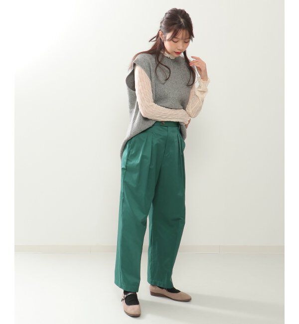 Lbc with Life「カラーワイドストレートパンツ」|その他|