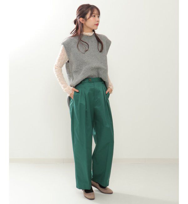 Lbc with Life「カラーワイドストレートパンツ」|その他|