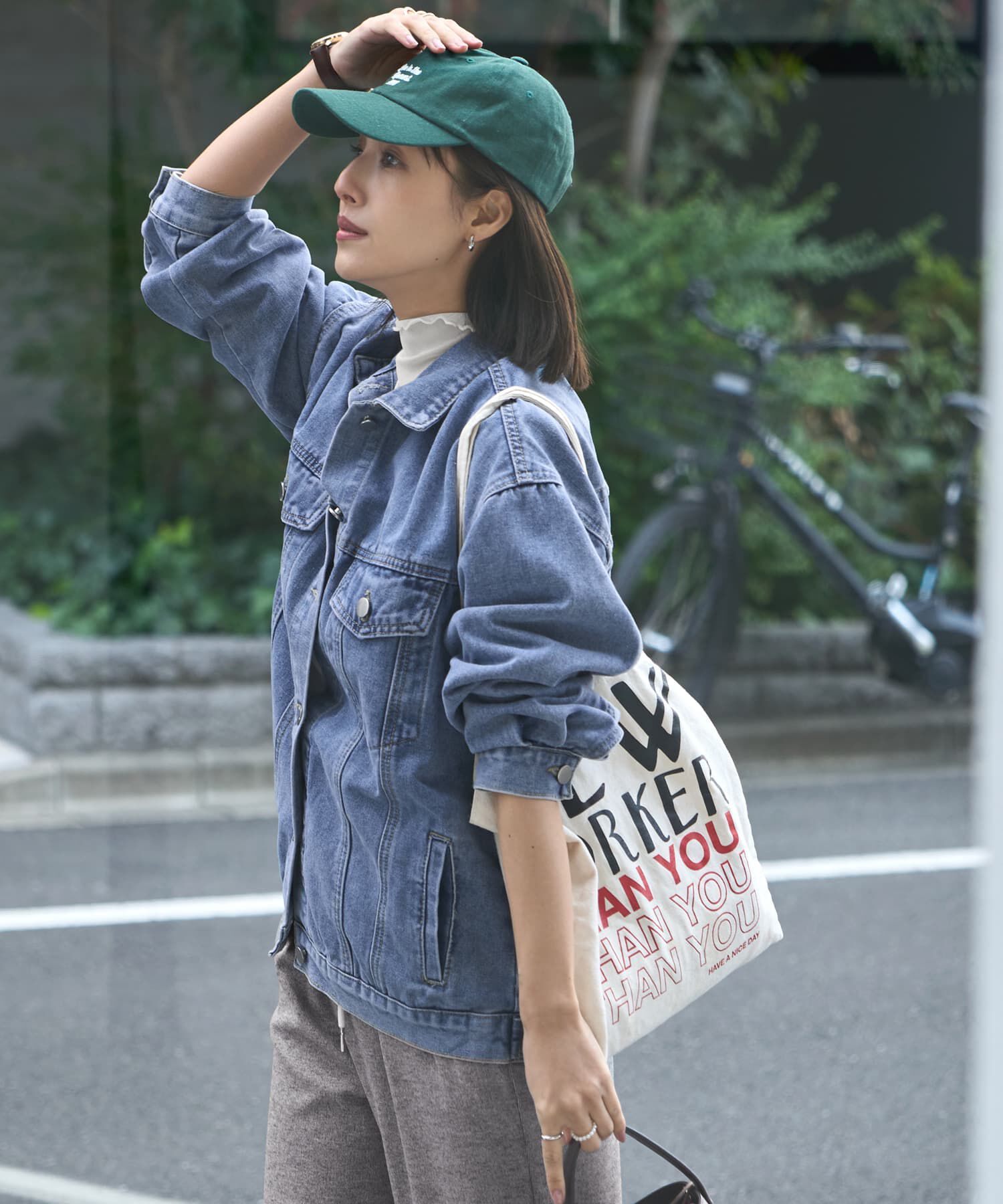 STYLE DELI「ゆったりフォルムハイブリーチGジャン」|デニムジャケット|