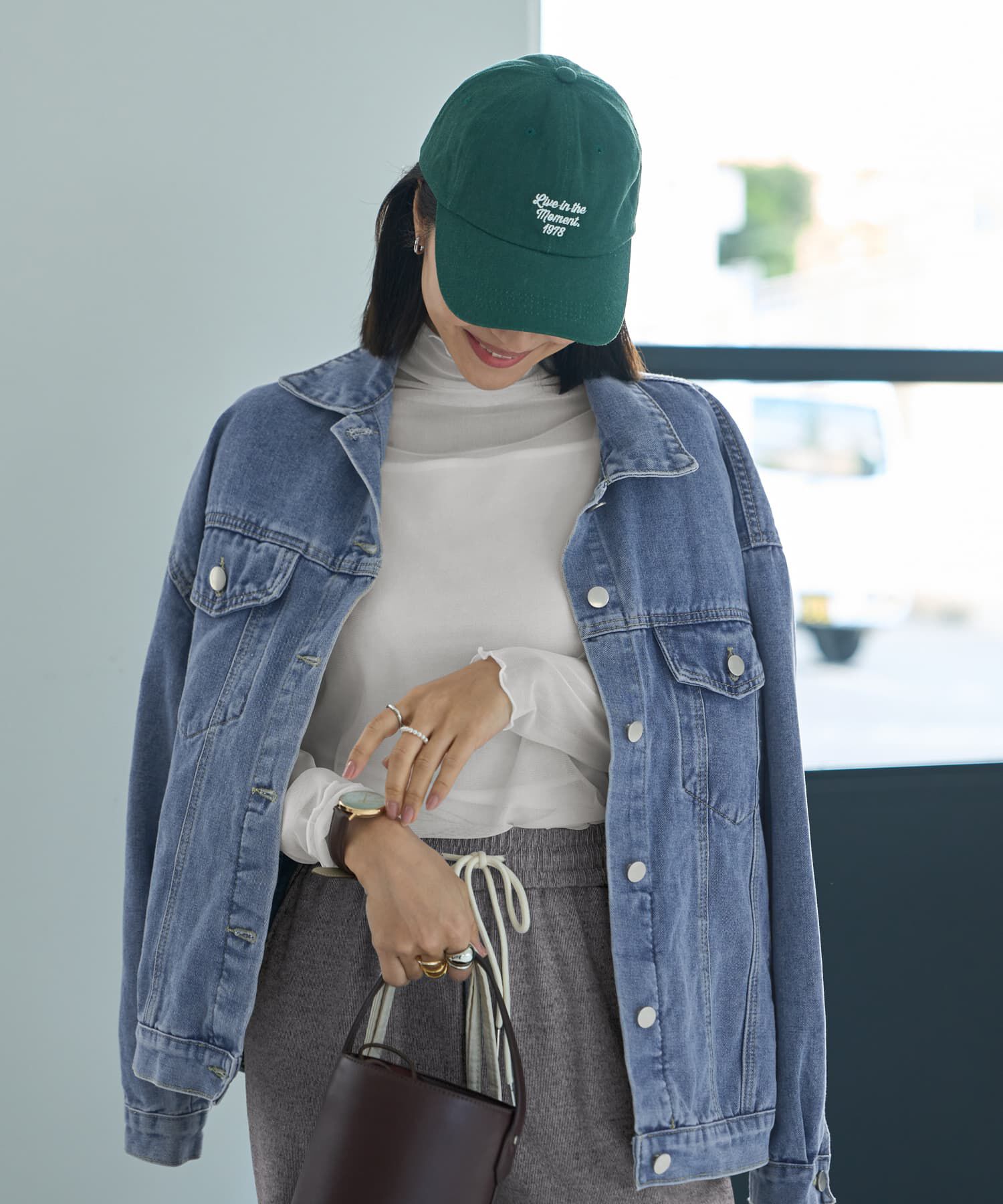 STYLE DELI「ゆったりフォルムハイブリーチGジャン」|デニムジャケット|