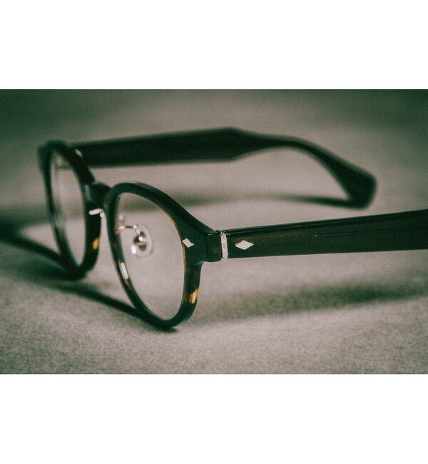  「ウェリントン型 メガネ｜黒縁 太縁フレーム 伊達メガネ 度付きメガネ レンズ交換券付き Zoff ゾフ」|メガネ|ブラウン