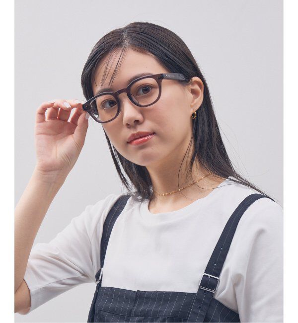  「Zoff｜STUDIO SEVEN｜ウェリントン型 メガネ 太縁フレーム 黒縁｜伊達メガネ 度付きメガネ レンズ交換券付」|メガネ|