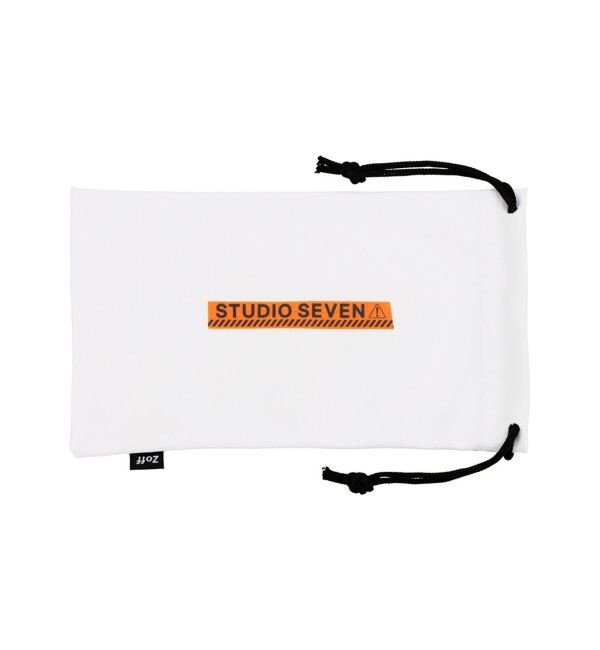  「Zoff｜STUDIO SEVEN｜ウェリントン型 メガネ 太縁フレーム 黒縁｜伊達メガネ 度付きメガネ レンズ交換券付」|メガネ|